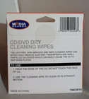 Lot Of 10 Media Source Twcw10 Cd dvd Dry Cleaning Wipes 5-packs - 50 Wipes Total