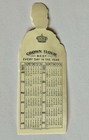 Vintage Bread Bakery Crown Flour Cook Chef Baker Advertising Celluloid Bookmark