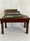 Vintage Wooden Stool With Caning Cottagecore Or Country