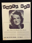 Doris Doe 1942 Booking Ad Musical Performer Concert Soprano