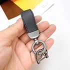 Leather Keychain Zinc Alloy Key Ring Durable Car Key Holder Gift For Men Women