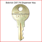 Bobrick Cat-74 Paper Towel  Toilet Tissue   Liquid Soap Dispenser Key -  6 pk  