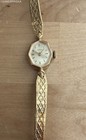 Vintage Timex Women s Gold Tone Octagonal Dress Watch Lattice Band 6 75 Inch