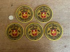Miller High Life Patch 100th Anniversary 1855-1955 Nos 3-1 2  Vintage Lot Of 5