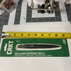 Crkt Williams Defense Pen  Edc Pen  Black Fisher Space Pen Cartridge 