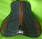 Diamond Wool Endurance Round Contoured Ranch Saddle Pad 1  Wool lightly Used usa