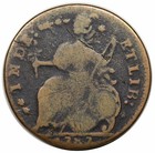 1787 Connecticut Copper  Draped Bust Left  Scarce Miller 37 13-hh  R5