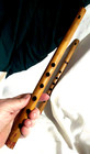 2 Vtg Wood Wooden Flutes 6-hole 14  Recorder India