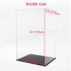 Acrylic Display Case Glass Box 12   Dolls 1 6 Action Figures Trophy Collectibles