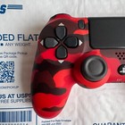 Red Camo Wireless Bluetooth Gamepad Remote Controller For Ps4 Playstation 4