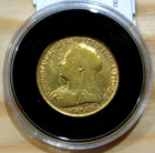     gold Half Sovereign British 22k Avg Circ Queen Victoria 1895