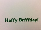 Avanti Birthday Greeting Cards New W envelopes Lot 5  haffy Brffday   Super Sale