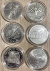 Modern Commemorative 90  Silver Dollar Coin Proof   Uncirculated In Plastic Case