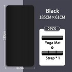 Yoga Mat 4mm Thick Exercise Mat Gym Workout Fitness Pilates Home Non Slip