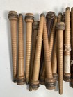 Wood Bobbins Spools Wooden Industrial Style Spindles 8 75  Wooden Quills Lot-30 
