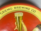 1930s Cremo Sparkling Ale - Lady Tray - Cremo Brewing Co   New Britain Conn 