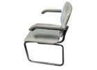 Vintage Marcel Breuer Tubular Chrome Cesca Arm Chairs Mid Century Modern Mcm