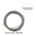 1 16  Wire Rope Kit  Pvc Coated Stainless Steel Cable  33ft
