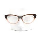 Versace Mod 3286 5332 Eyeglasses Glasses Crystal Brown Gradient Gold Medusa 54mm