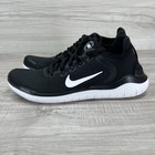 Women   s Size 10 - Nike Free Rn 2018 Black White 942837-001