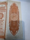 Lehigh Valley Railroad  500 Series D 4  Bond D625 W Coupons Cancelled 1949