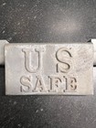 Vtg Us Safe    Cast Metal Safe Handle   Hardware Assembly     Industrial Salvage
