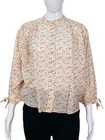 Doen Women s Floral Printed Long Sleeves Cotton Shirt Blouse Tunic Top Size Xl
