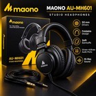 Maono Au-mh601 Professional Studio Monitor Headphones Dj Monitoring 50mm Coil 