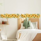 Sunflowers Flowers   Plants Wall Stickers removable Vinyl  Art Decals Home Decor