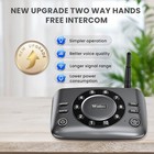 Wuloo Wireless Intercom System 4-pack Hands-free Full Duplex 5280 Ft Range