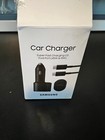 Original New Samsung 45w 2 Ports Dual Car Charger With Cable - 2 Pack Nib