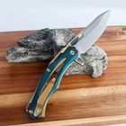 Hunting Pocket Knife  4  5cr13 Steel Blade Multi-color Steel Handle For Edc Gift