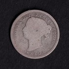 Canada 1886 10c Ten Cent Silver Dime Queen Victoria G Large  6  Obv  5  925