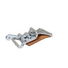 Racing Harness Center Buckle With Leather Pad  Safety Harness Latch   Link -  2 