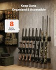 Vevor Gun Rack Wall Mount floor Standing Tactical Rack Holds 2 3 4 5 6 8 9rifles
