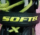 Softec Youth Adjustable Recreational Ice Skates 11j-2 Black yellow 
