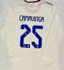 Eduardo Camavinga Signed 21 22 Real Madrid Jersey Adidas Beckett Bas Witnessed