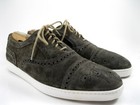 Allen Edmonds  strand  Casual Suede Oxford Sneakers 7 E Grey Worn Once   540n 