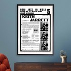 Keith Jarrett Jazz Poster - K  ln Concert - 1975