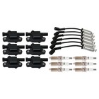 Trq Ignition Kit 6 Spark Plugs Coils Wire Set For 2014-19 Silverado Sierra 4 3l