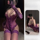 Women s Sexy-lingerie Babydoll Sleepwear Underwear Lace Dress G-string Nightwear