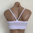 Schminke      Spandex Bralette Bra Top Crop Crisscross Straps Neon Dance Pole Wear