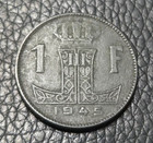 1945 Belgium 1 Franc Coin