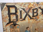Vintage Bixby Dressing Ladies   Childrens Shoes Metal Sign