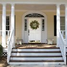 Christmas Wreath For Front Door Winter Wreath With Holly Leaf red Berry Bin F   