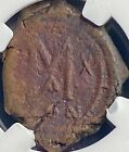 Byzantine Empire Coin 610-641 Ad Genuine Ngc Certified Ancient Heraclius Follis