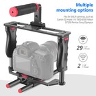 Neewer Film Movie Making Camera Video Cage Kit Top Handle Grip   15mm Rod