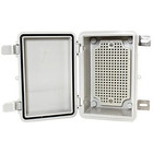 Djc Supply Waterproof Ip67 Hinged Electronics Box With Mounting Plate  Bracket