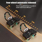 2025 New Ab Wheel Roller With Elbow Support - Automatic Rebound Abdominal Whe   