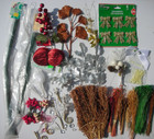 Vtg Large Lot Fake Artificial Flowers Floral Silk Various Sizes colors Crafts